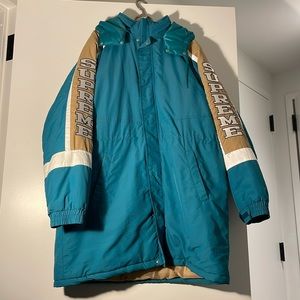 Supreme Sleeve Logo Slideline Jacket; Color: Teal; Size: XL
